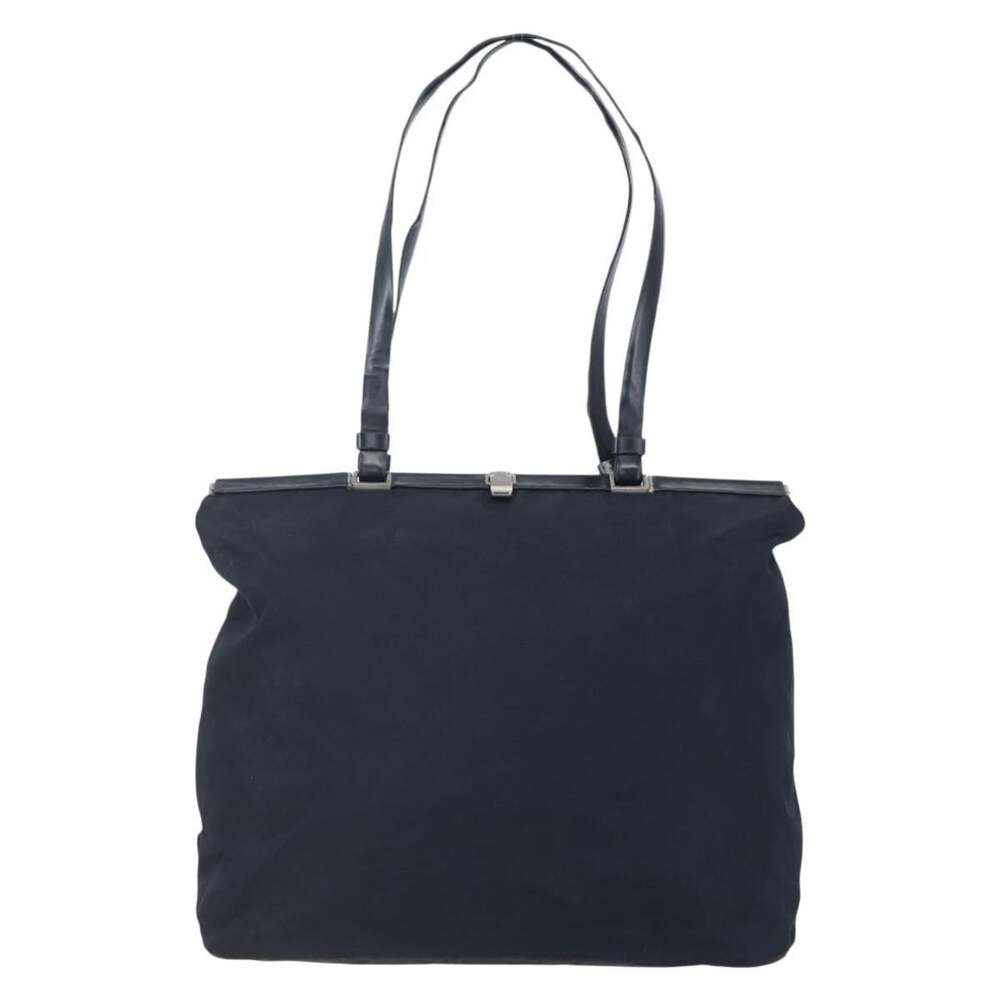 Prada Nylon Tote Bag Navy